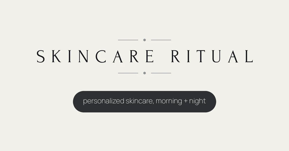 Skincare Ritual app preview