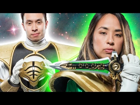 People Try On Power Ranger Suits